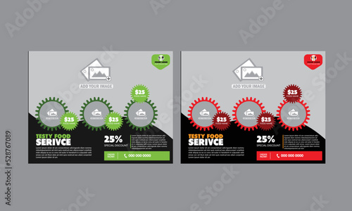 Fast Food Flyer Design Template