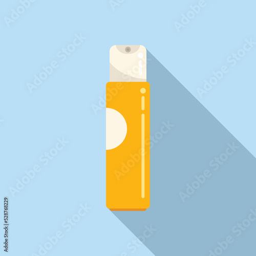 Air freshener icon flat vector. Spray bottle. Fresh aerosol
