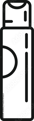 Deodorant icon outline vector. Air spray. Scent effect