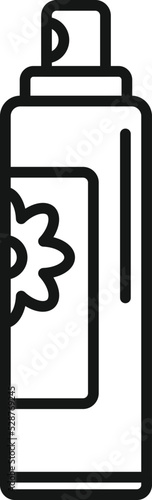 Aerosol icon outline vector. Air spray. Room fresh