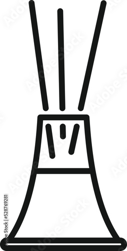 Cosmetic air spray icon outline vector. Fresh aerosol. Scent sprayer