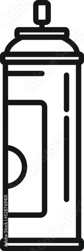 Fragrance sprayer icon outline vector. Air spray. Fresh bottle