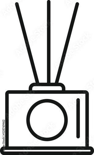 Smell sticks icon outline vector. Air spray. Fresh aerosol