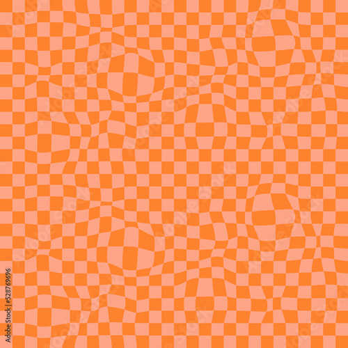 70s retro pattern, trippy grid seamless background.