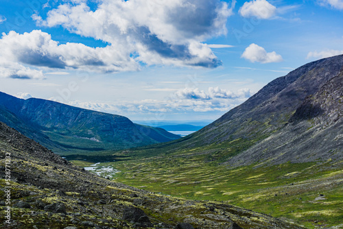 Mountains Apatite. Ski resort- Arctic region of Russia is a popular hiking trail