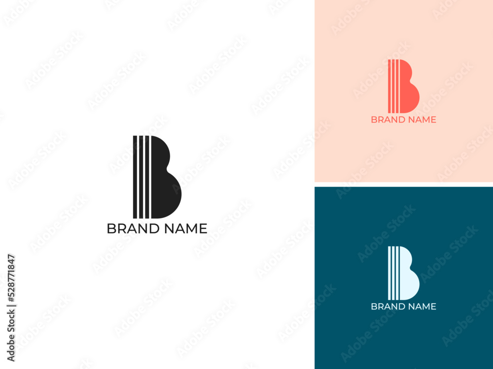 ILLUSTRATION LETTER B MODERN LOGO ICON DESIGN VECTOR ILLUSTRATION LETTER B MODERN LOGO ICON DESIGN VECTOR