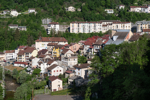 City of Saint Claude in the Jura in France photo