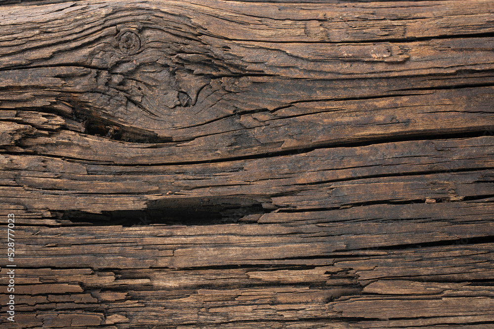 Naklejka premium Abstract background of an old wooden board.
