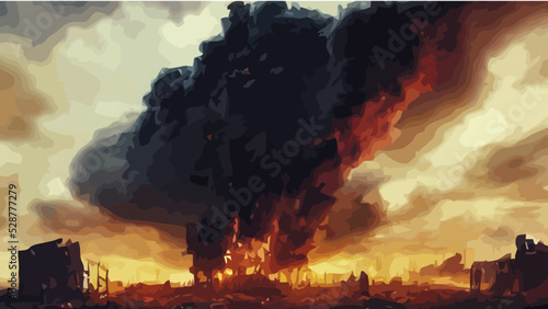 war, desctructions