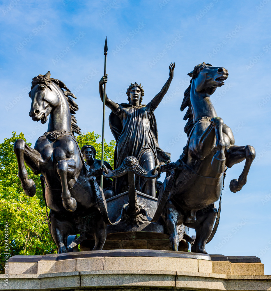 Statue of Boadicea in Westminster London Statue of Boadicea in Westminster London