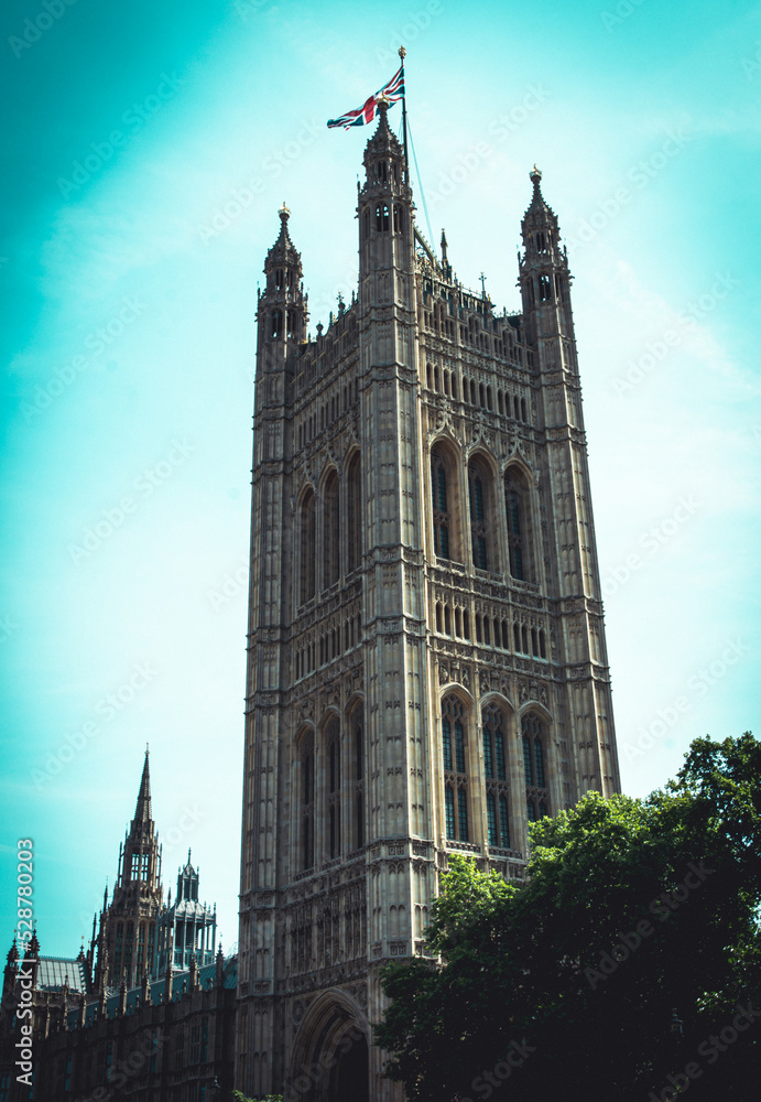 Fototapeta premium Parliament Victoria Tower in Westminster London
