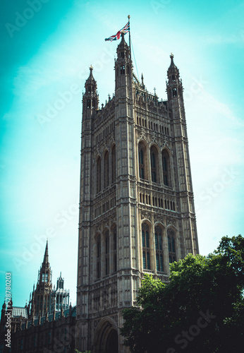 Parliament Victoria Tower in Westminster London photo