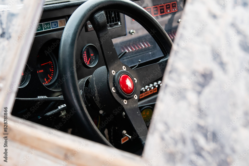 Obraz premium car steering wheel