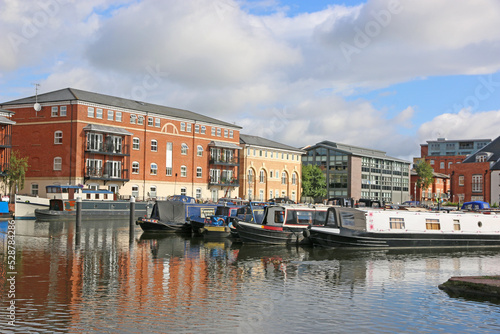 Boats in Worcester Canal Basin