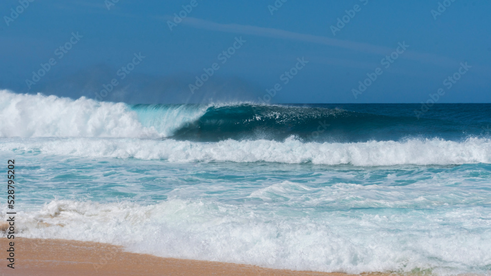 waves on the beach