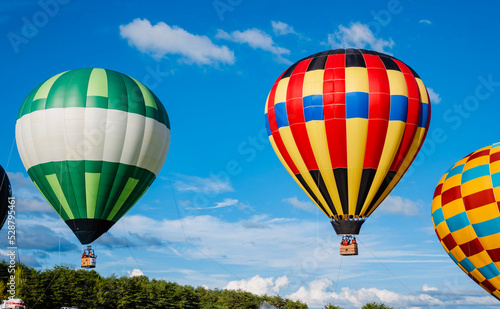 hot air balloons