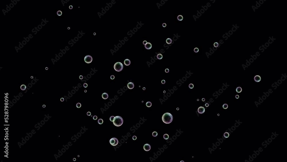 Soap Bubbles. Alpha Channel. Prores4444. Loop Animation. Soap Bubbles. Alpha Channel. Prores4444. Loop Animation.