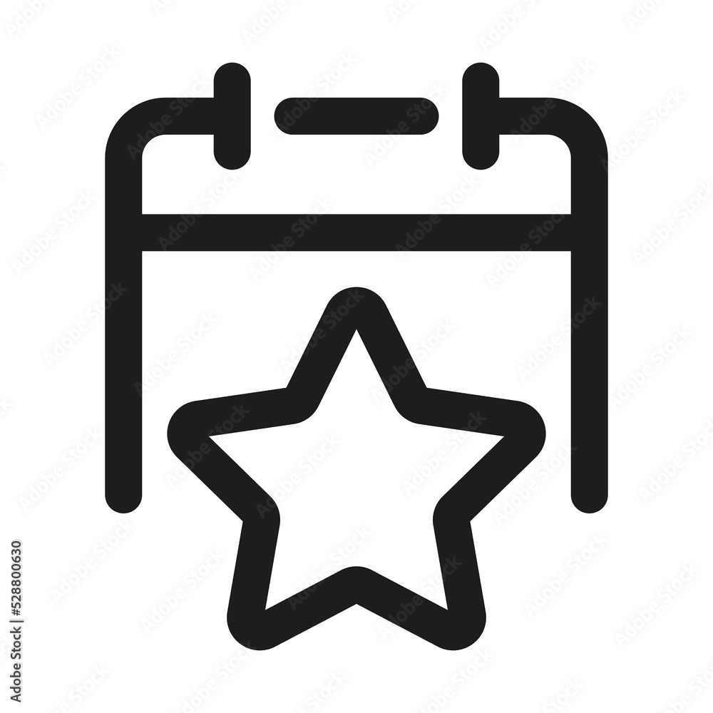 Bonus monthly, daily and weekly icon. Gift and Calendar, line or outline illustration Bonus monthly, daily and weekly icon. Gift and Calendar, line or outline illustration