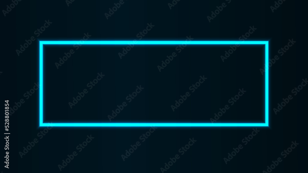 Web Neon figure on a dark background. Rectangle. Web Neon figure on a dark background. Rectangle.