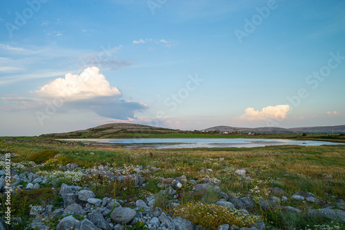 Burren  Co Clare, view on the Lake