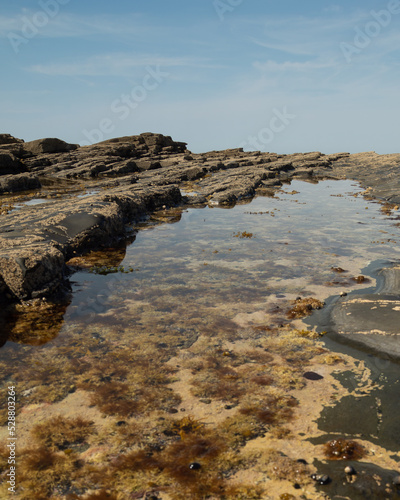 rocks in the water, fanore beach, Co.Clare photo