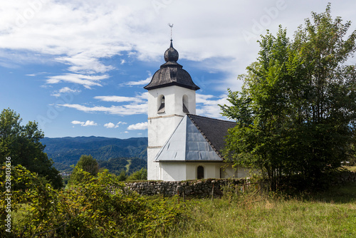Church of Saint Katarina near the town of Bled, Slovenia