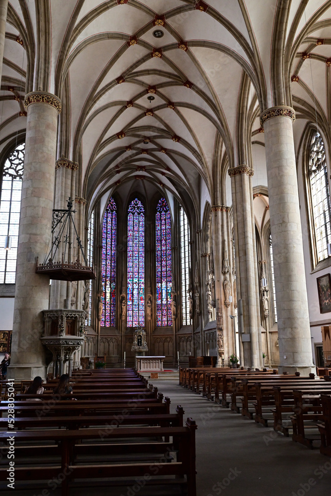 Kirche St Lamberti - römisch-katholische Kirche im Stadtkern von Münster in NRW, Deutschland