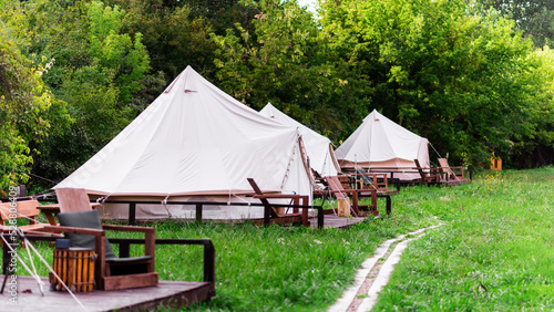 Tents at glamping © frimufilms