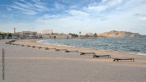 wakra public family beach in Qatar photo