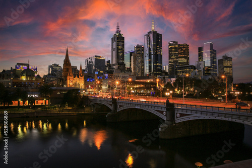 melbourne of city © Teerapong