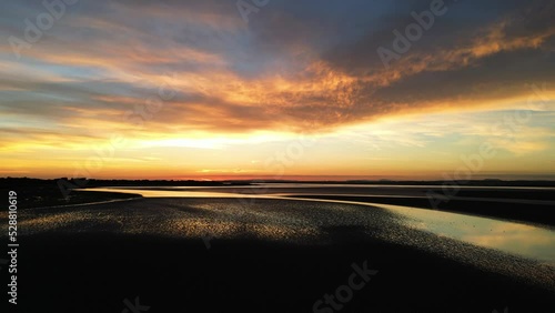 Sunset in the Port Carlisle countryside