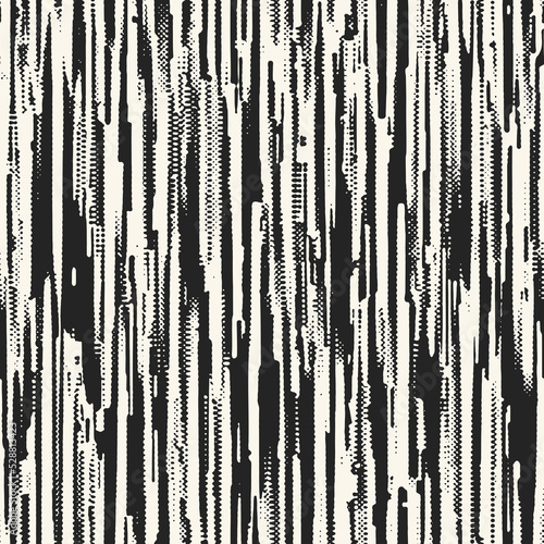 Stained Ink Textured Broken Striped Pattern