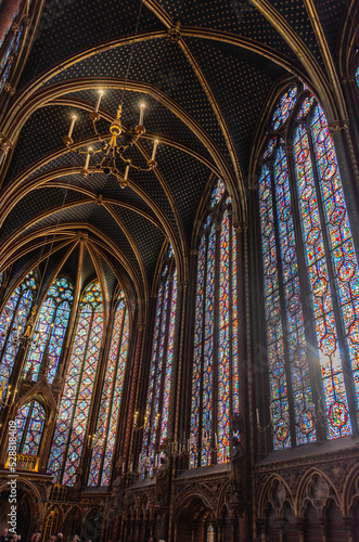 sainte chapelle paris interior gothic catholic midevil art