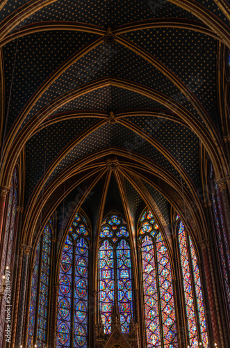 sainte chapelle paris interior gothic catholic midevil art