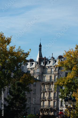 The Hotel de Ville, the Paris city hall. France