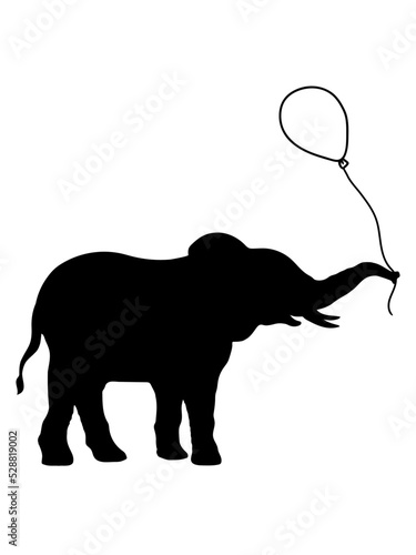 Fliegender Luftballon Elefant Geschenk 