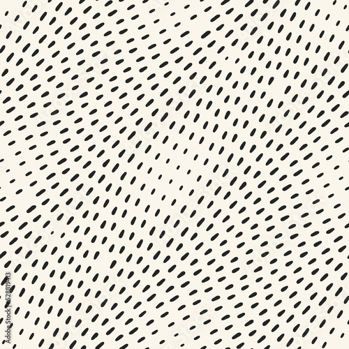 Monochrome Optical Illusion Dots Pattern