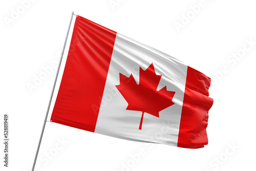 Transparent flag of canada photo