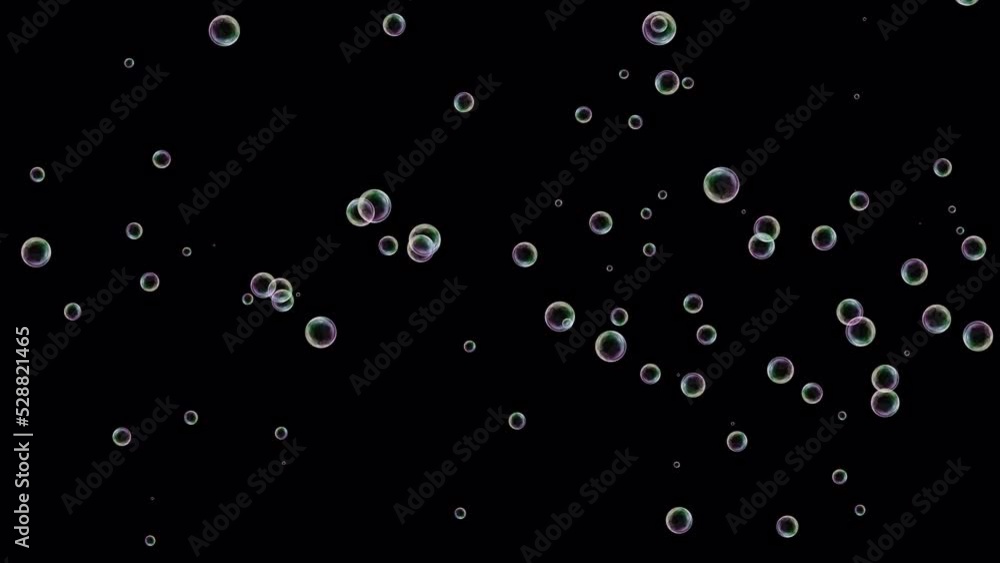 Soap Bubbles. Alpha Channel. Prores4444. Loop Animation. Soap Bubbles. Alpha Channel. Prores4444. Loop Animation.