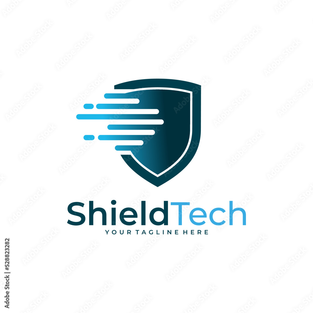shield logo vector design template shield logo vector design template