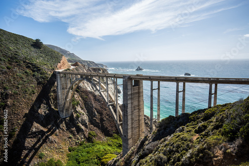 Bixby Bridge on the coast of Big Sur in California