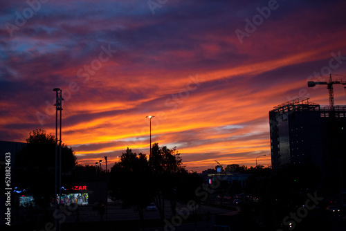 sunset over the city © Muhabbat