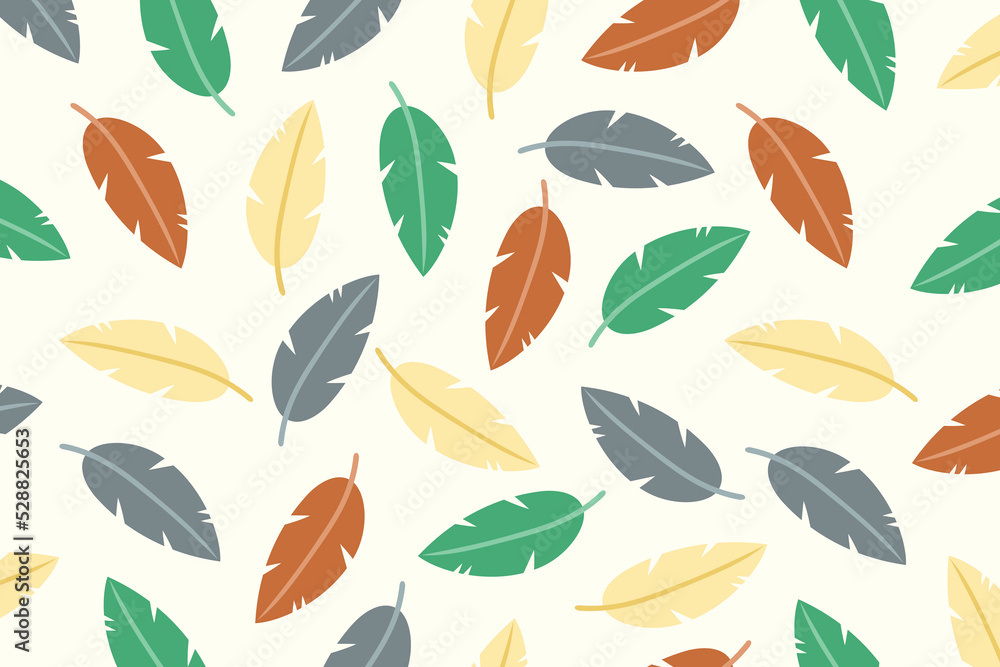 Colorful geometric abstract background. leaf shapes composition. vector illustrations.