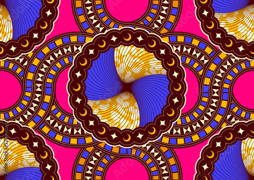 africa seamless pattern vibrant colours, textile art, circle tribal abstract hand-draw curve line image and background, fashion artwork for Fabric print, clothes, scarf, shawl, carpet, kerchief,