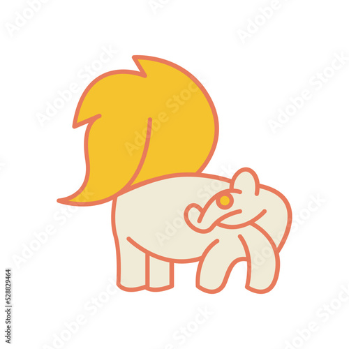 Squirrel icon - Vector illustration
