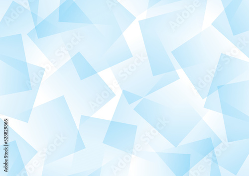 幾何学模様の抽象的な背景　青