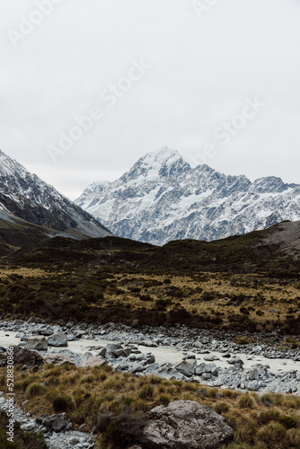 The iconic half day Hooker Valley Track hike at Mt Cook in New Zealand