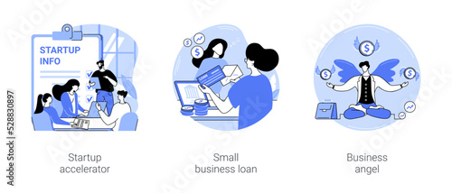 Startup growth isolated cartoon vector illustrations se © Visual Generation