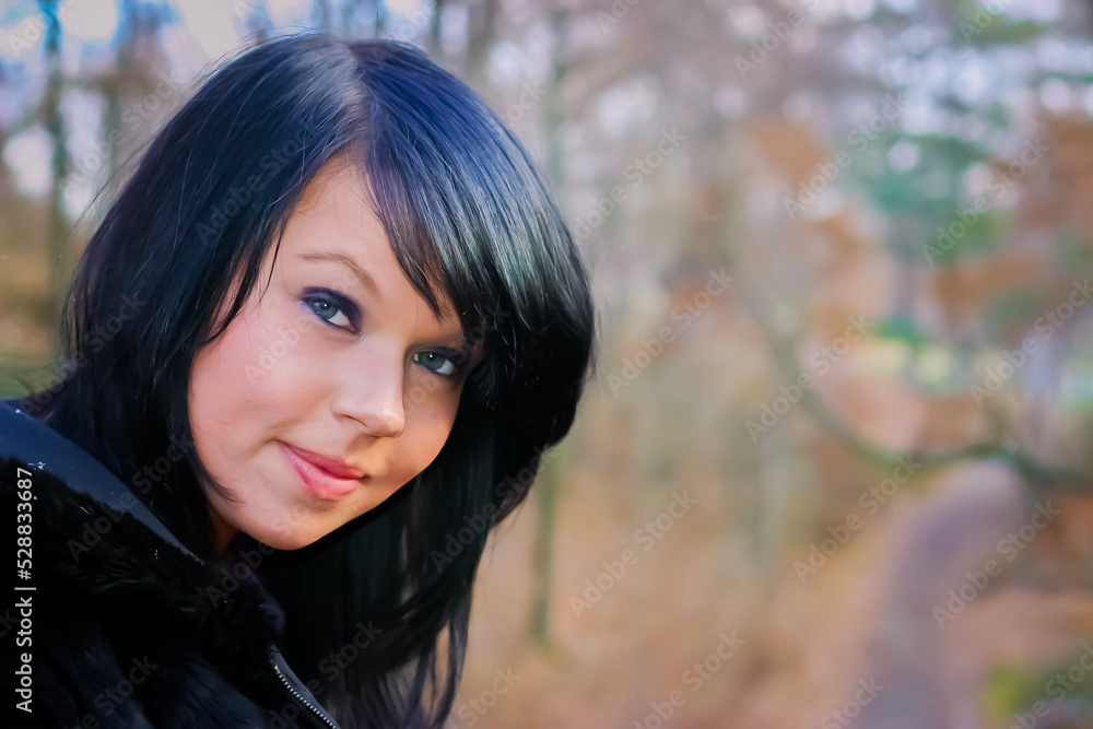 Beautiful woman looking at you, copyspace Beautiful woman looking at you, copyspace