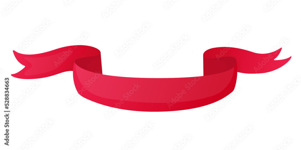 red medieval banner flag in cartoon style. game interface red medieval banner flag in cartoon style. game interface